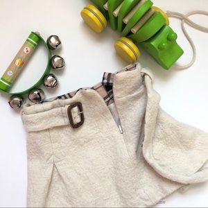 Burberry White Toddler Skirt